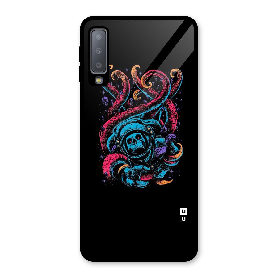 Ghost Tails Glass Back Case for Galaxy A7 (2018)