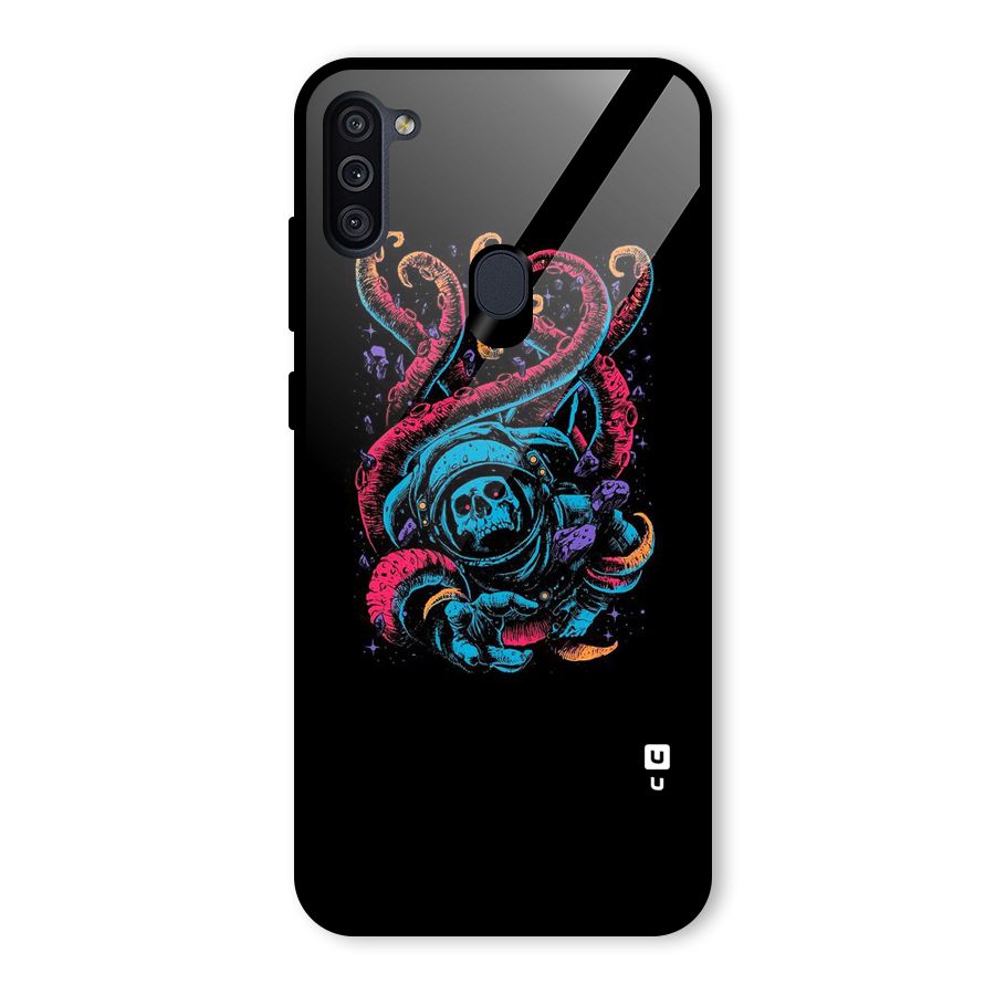 Ghost Tails Glass Back Case for Galaxy M11