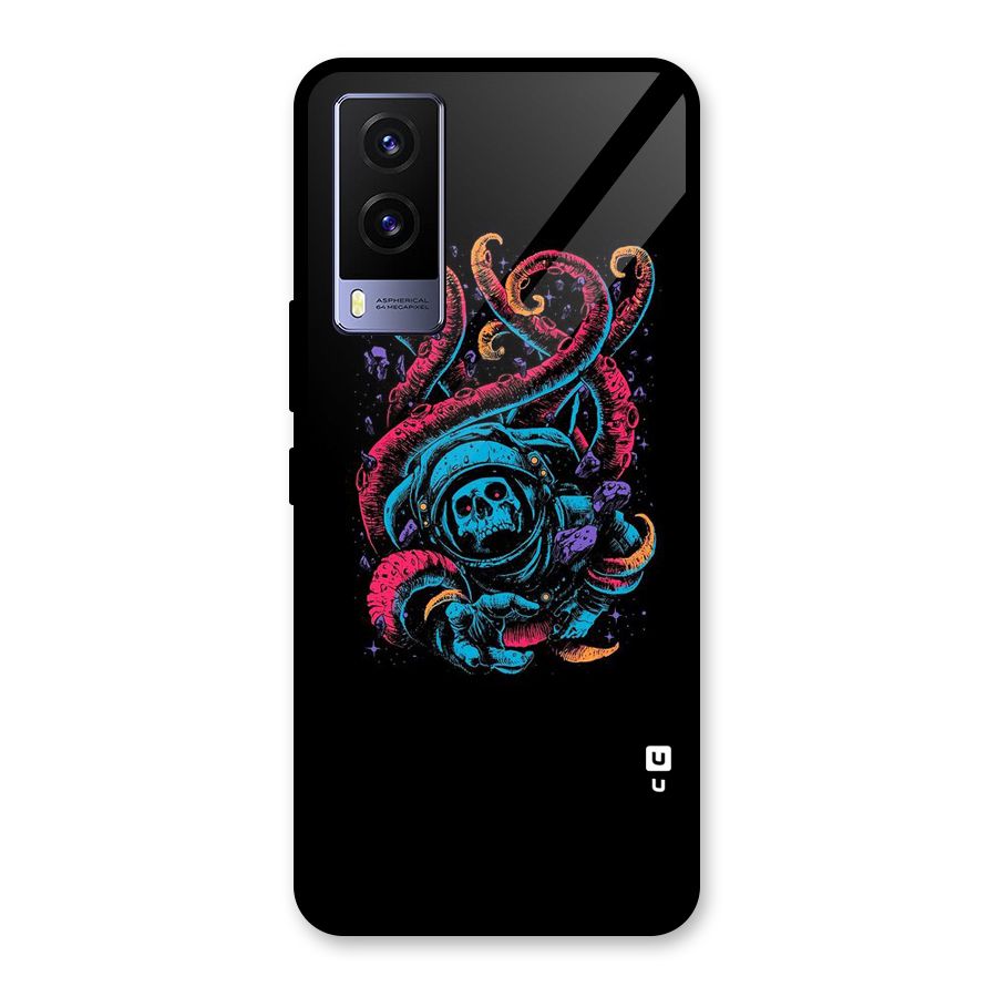Ghost Tails Glass Back Case for Vivo V21e 5G