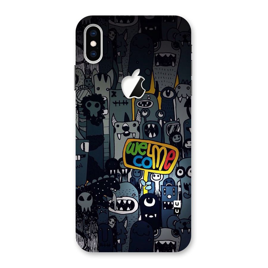 Ghost Welcome Back Case for iPhone XS Max Apple Cut