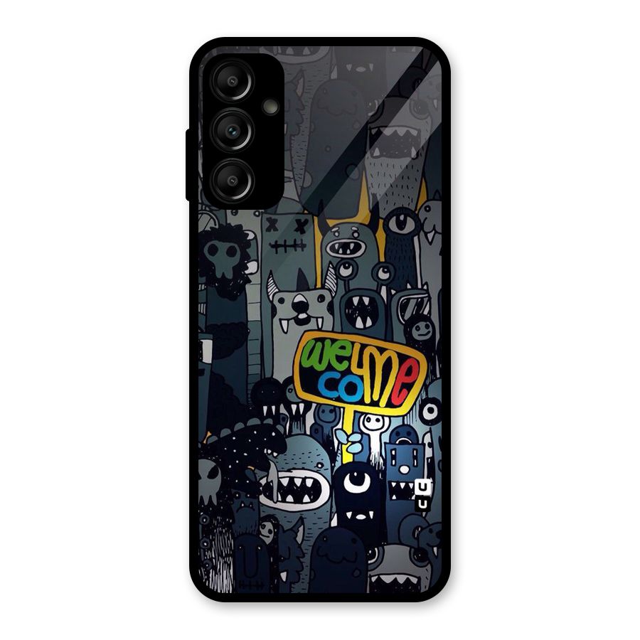 Ghost Welcome Glass Back Case for Galaxy A14 5G