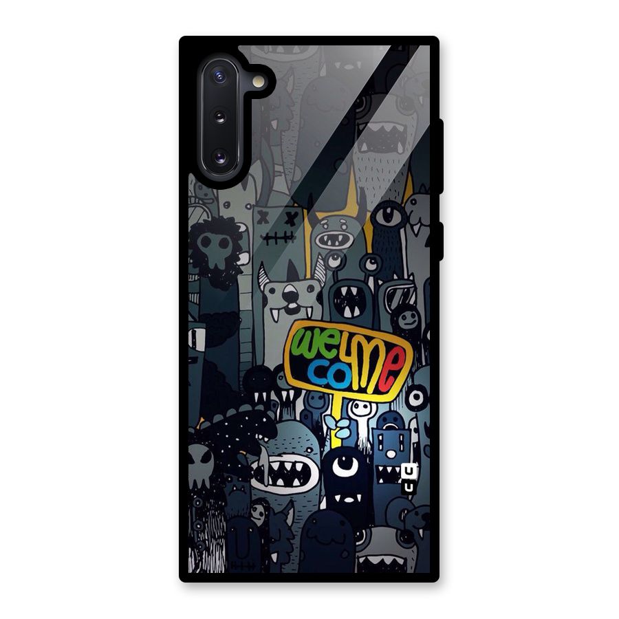 Ghost Welcome Glass Back Case for Galaxy Note 10