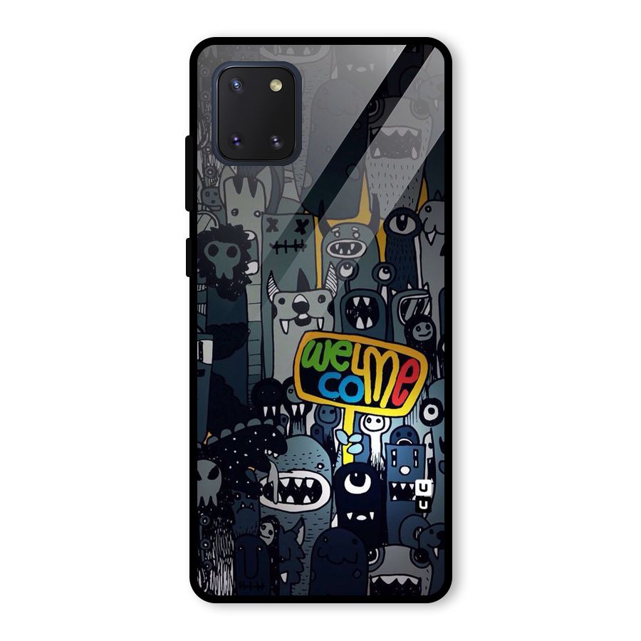 Ghost Welcome Glass Back Case for Galaxy Note 10 Lite
