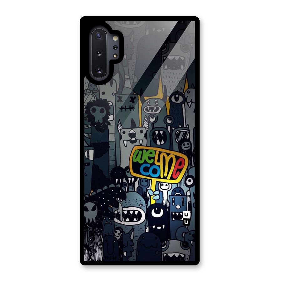 Ghost Welcome Glass Back Case for Galaxy Note 10 Plus
