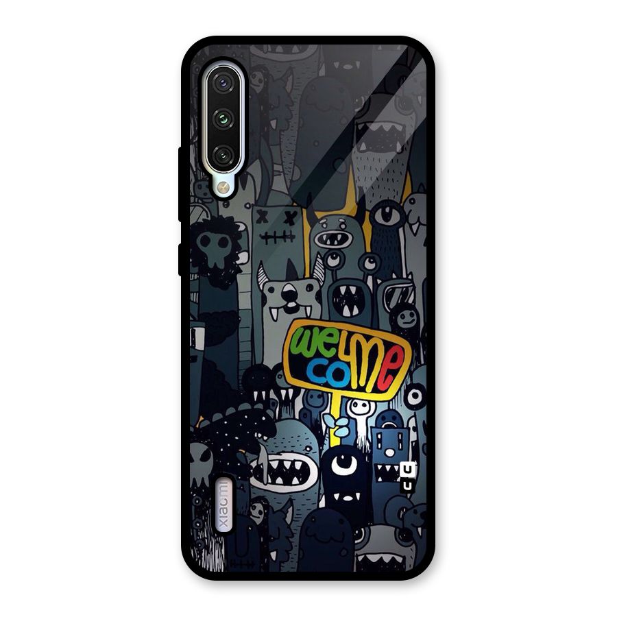 Ghost Welcome Glass Back Case for Mi A3