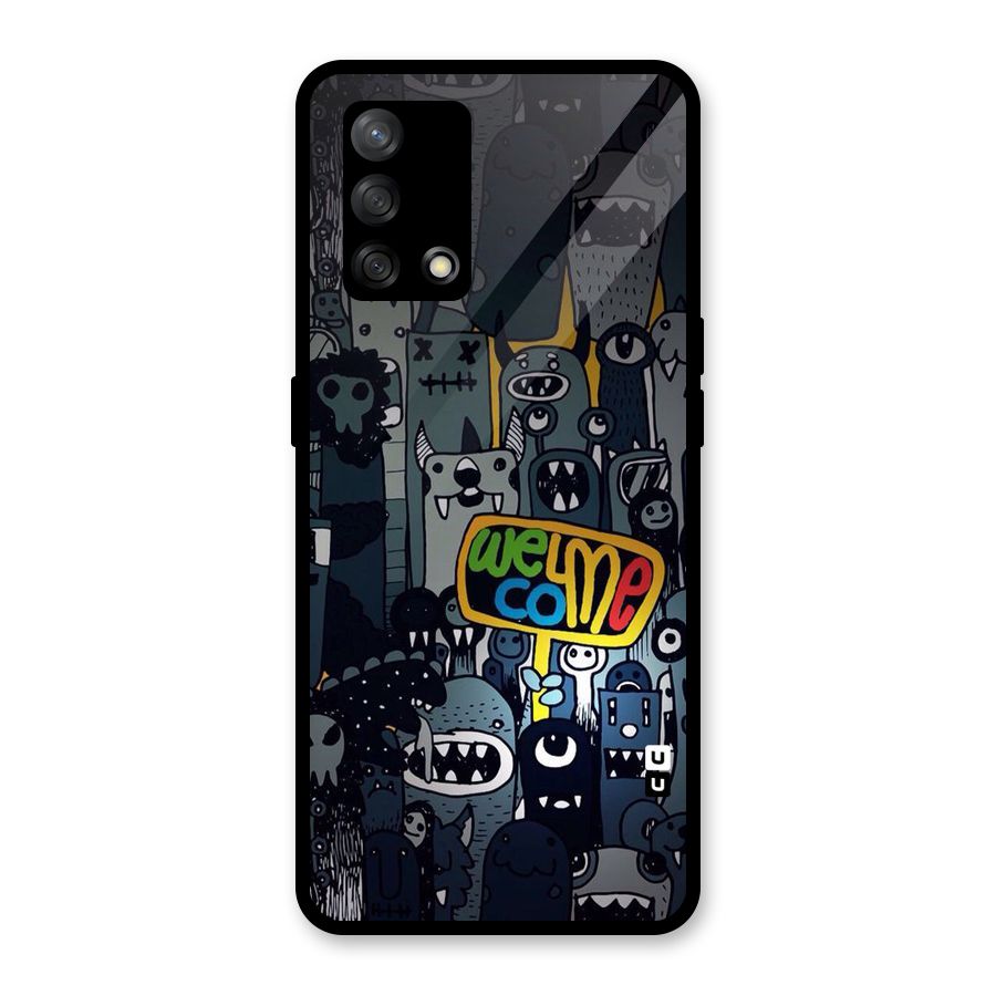 Ghost Welcome Glass Back Case for Oppo F19