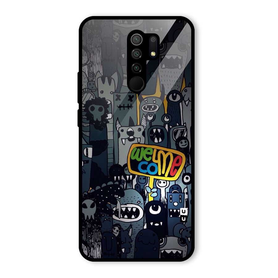 Ghost Welcome Glass Back Case for Poco M2