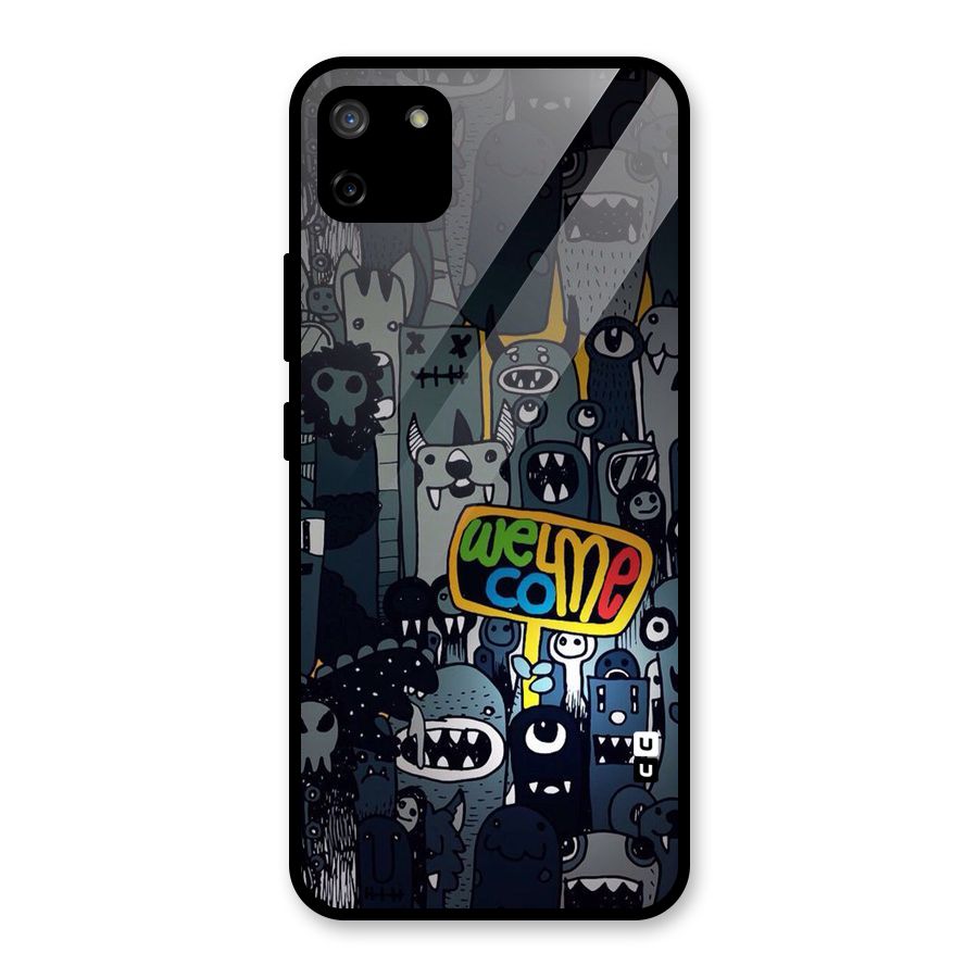 Ghost Welcome Glass Back Case for Realme C11