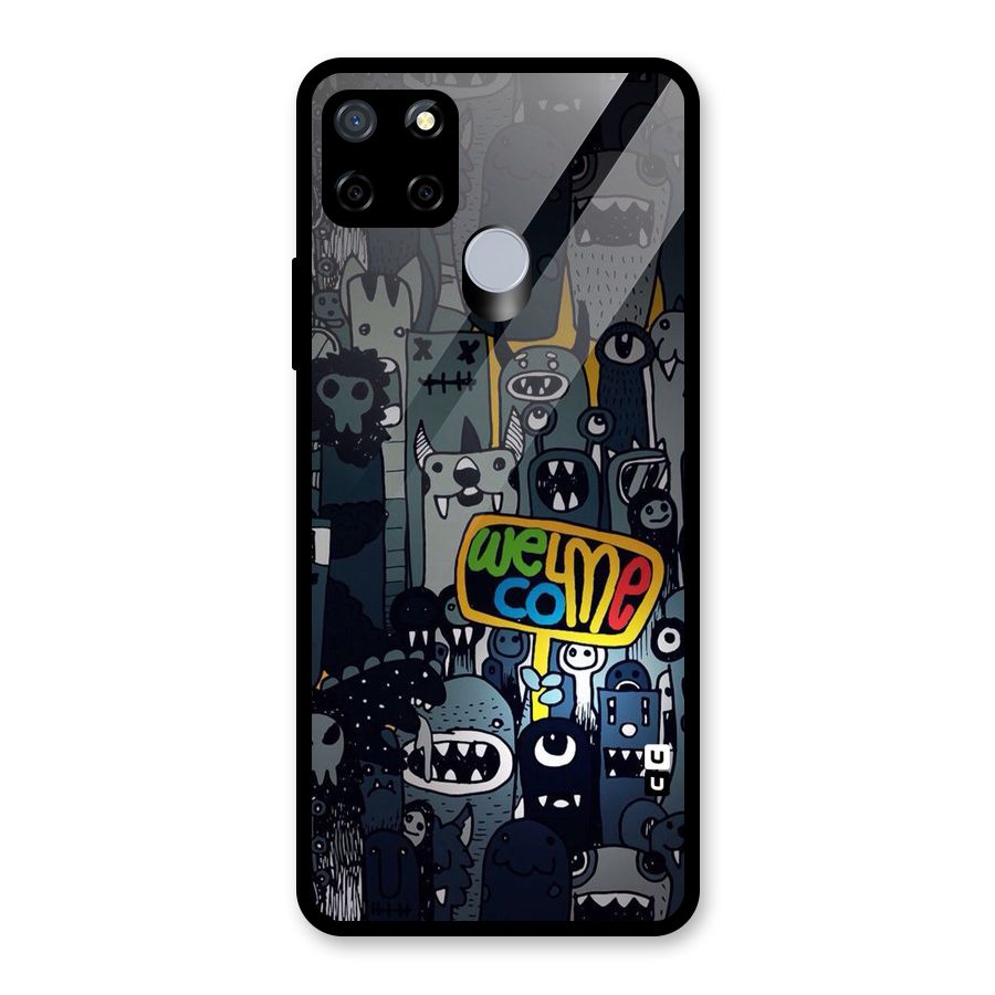 Ghost Welcome Glass Back Case for Realme C12