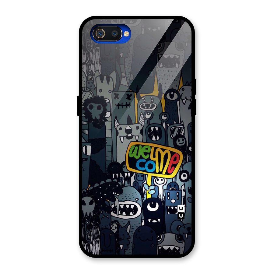 Ghost Welcome Glass Back Case for Realme C2