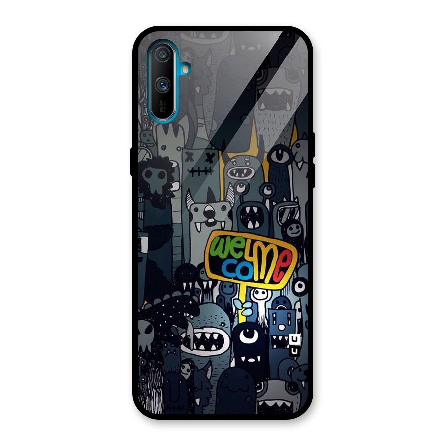 Ghost Welcome Glass Back Case for Realme C3
