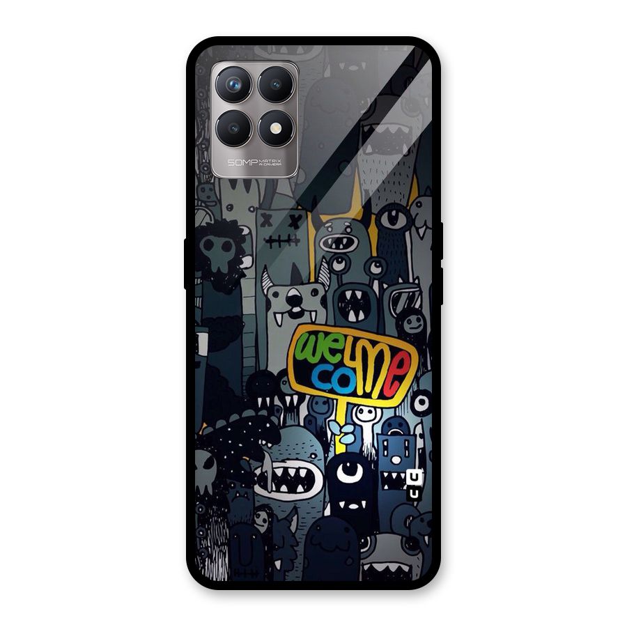 Ghost Welcome Glass Back Case for Realme Narzo 50