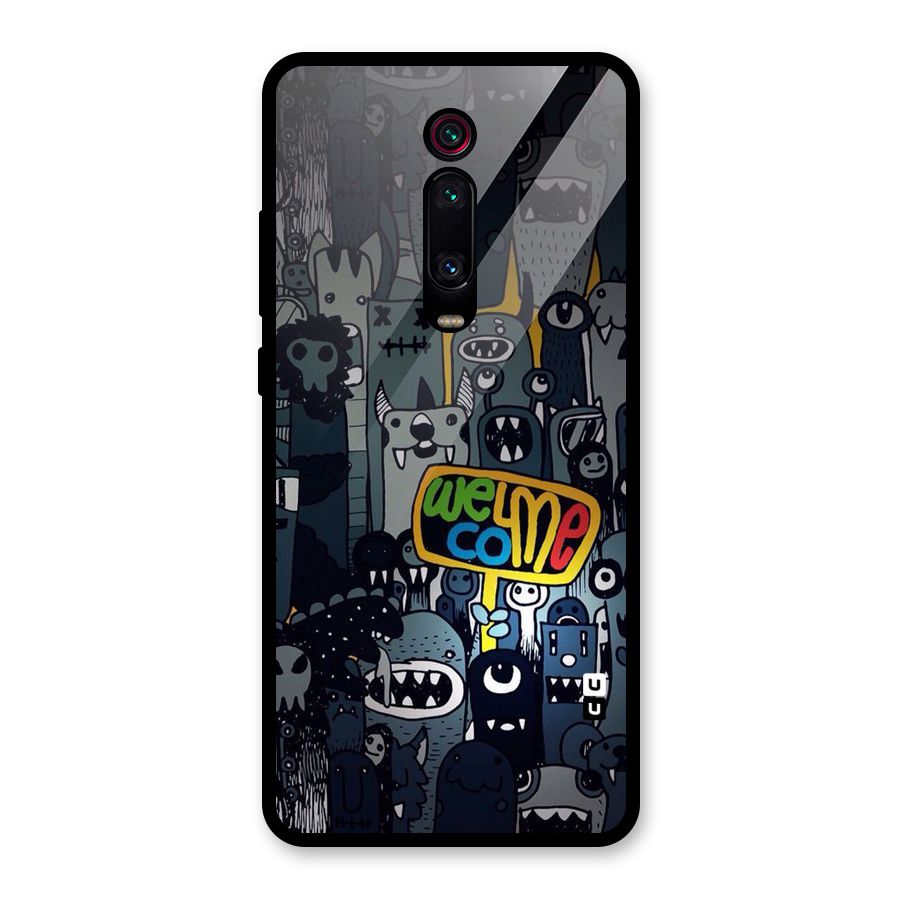 Ghost Welcome Glass Back Case for Redmi K20
