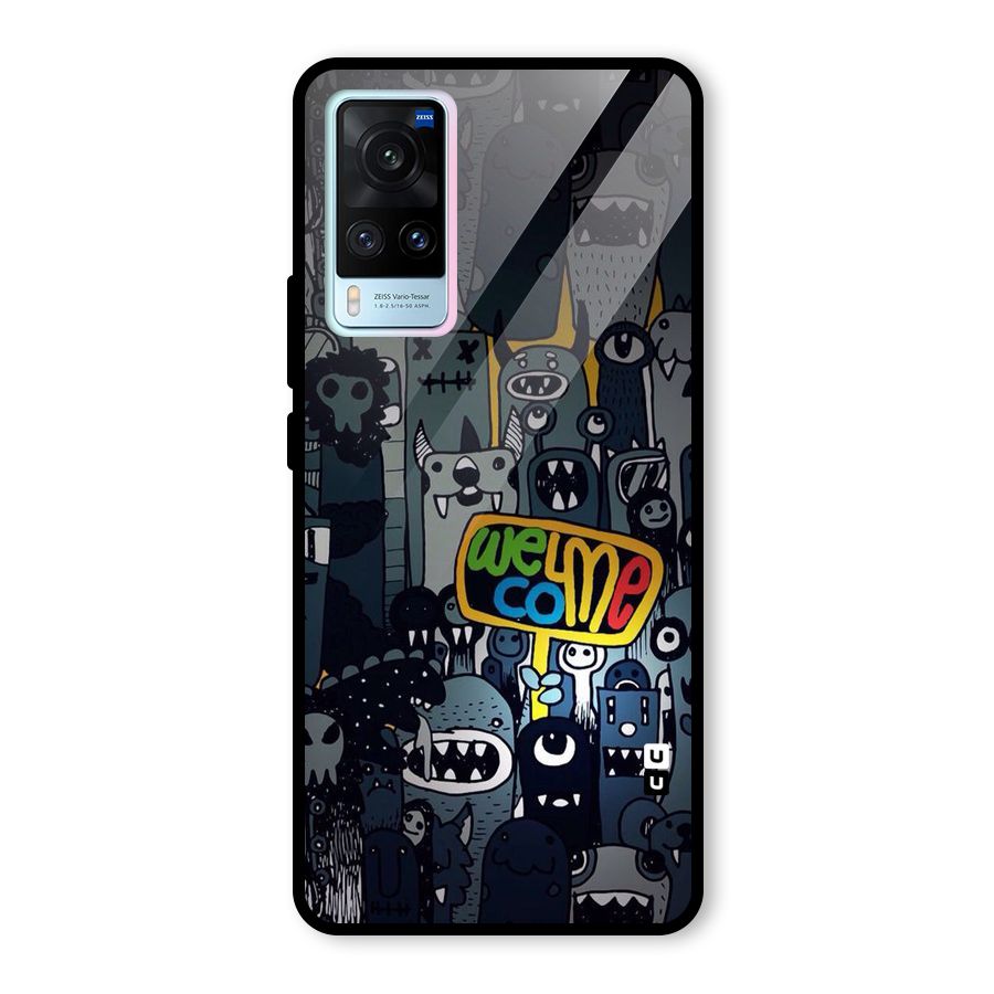 Ghost Welcome Glass Back Case for Vivo X60