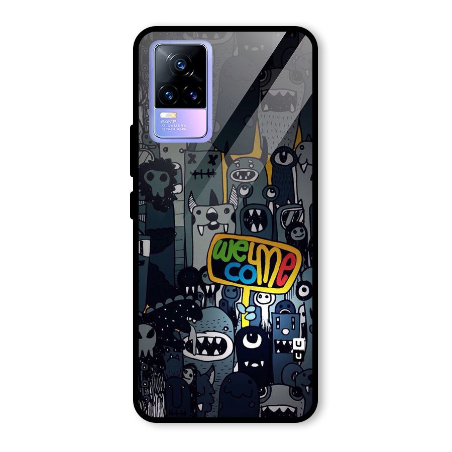 Ghost Welcome Glass Back Case for Vivo Y73