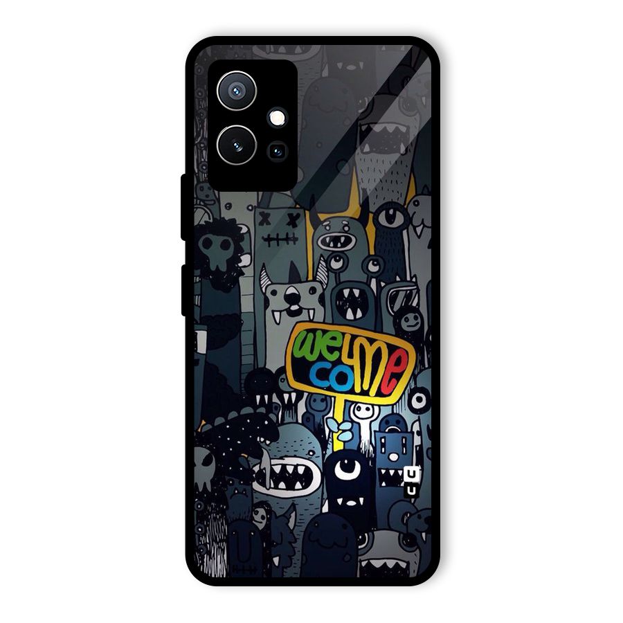 Ghost Welcome Glass Back Case for Vivo Y75 5G
