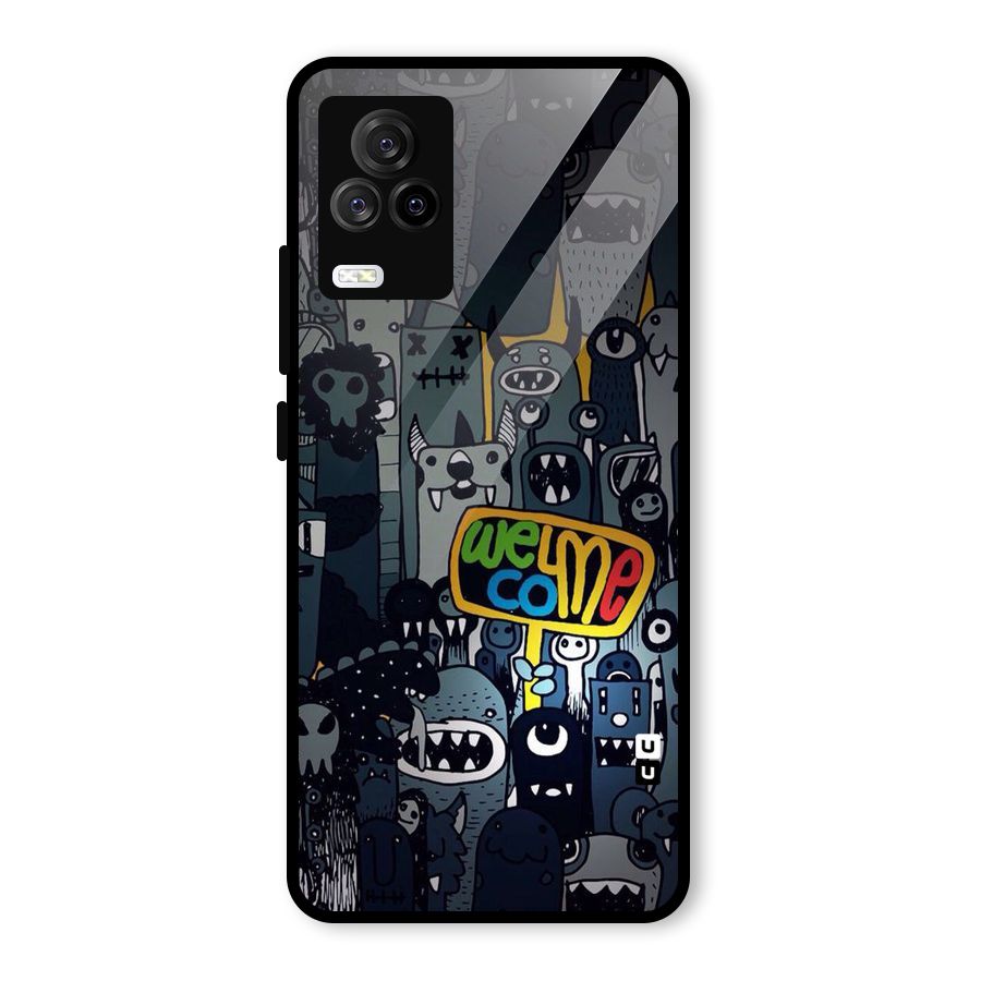 Ghost Welcome Glass Back Case for Vivo iQOO 7 Legend 5G