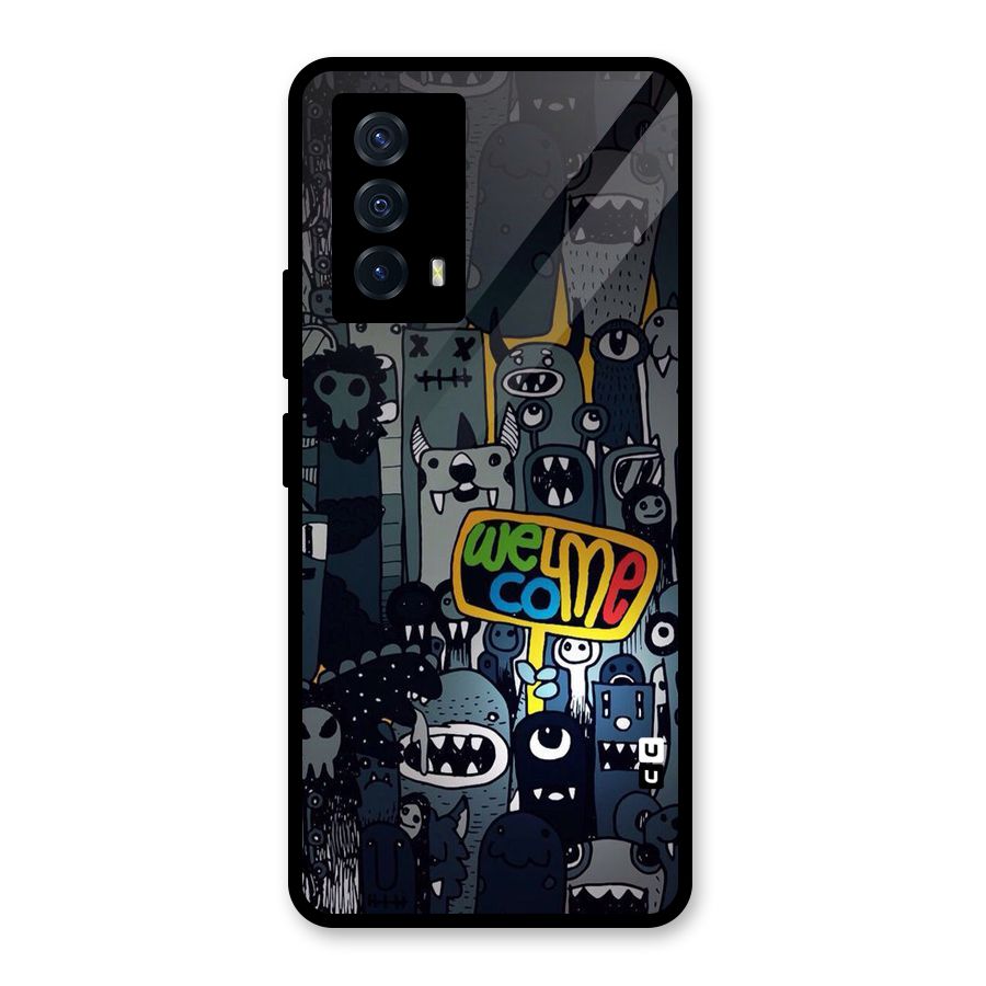 Ghost Welcome Glass Back Case for Vivo iQOO Z5