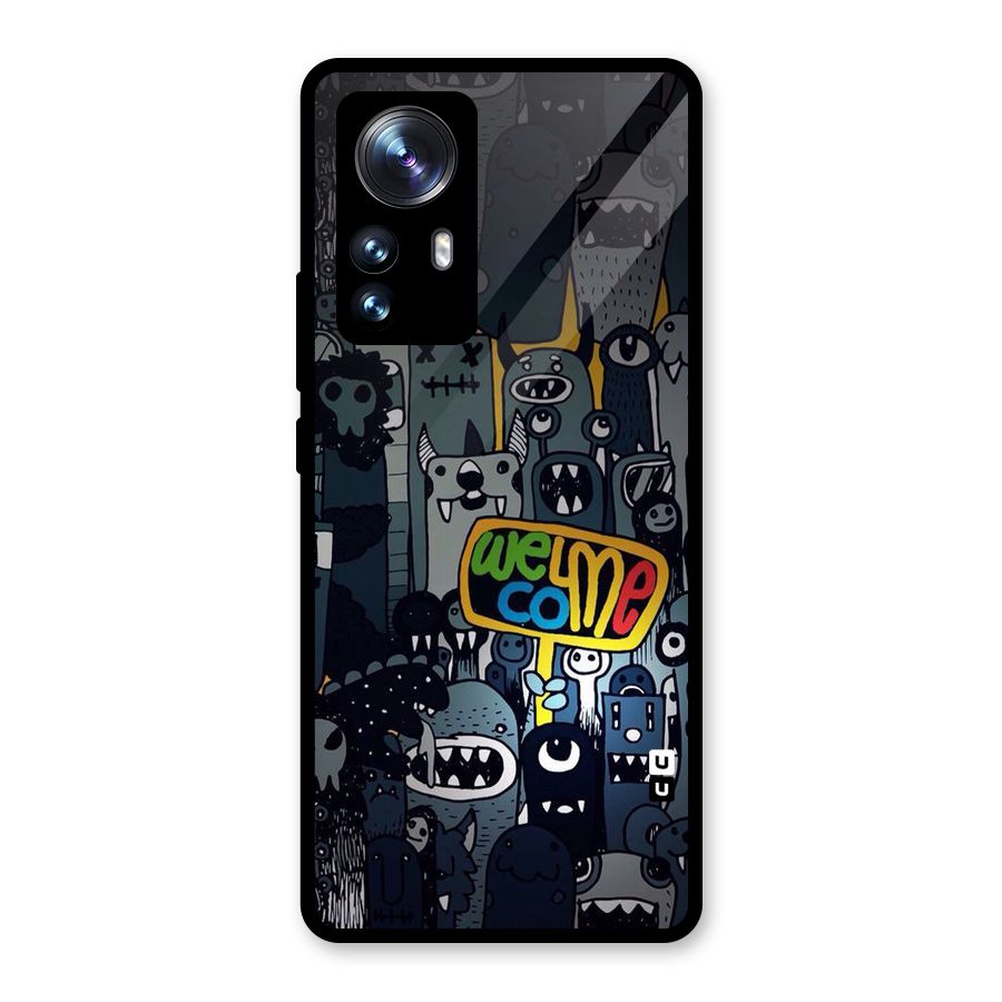 Ghost Welcome Glass Back Case for Xiaomi 12 Pro