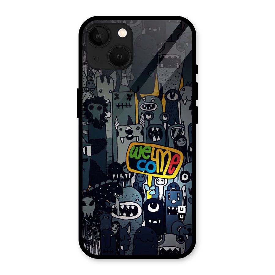 Ghost Welcome Glass Back Case for iPhone 13