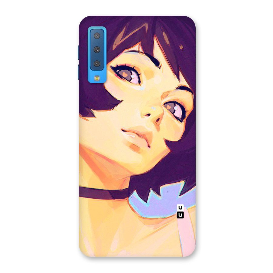 Girl Face Art Back Case for Galaxy A7 (2018)