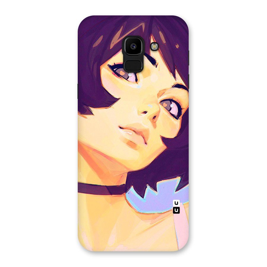 Girl Face Art Back Case for Galaxy J6