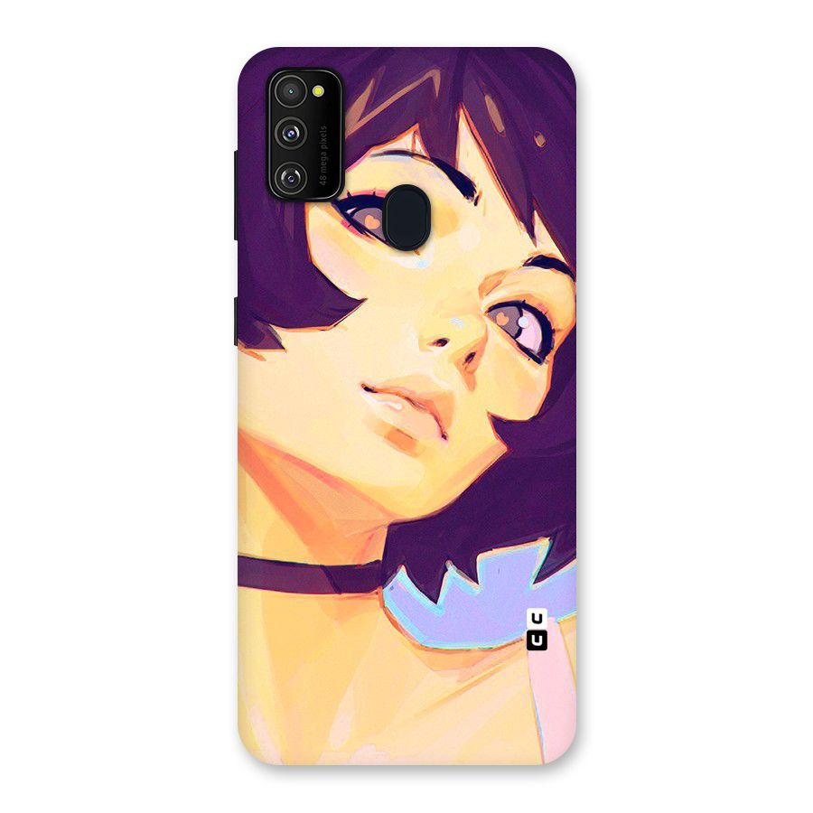 Girl Face Art Back Case for Galaxy M30s