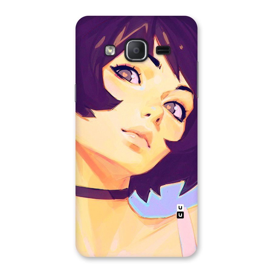 Girl Face Art Back Case for Galaxy On7 2015