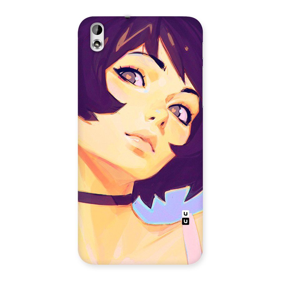 Girl Face Art Back Case for HTC Desire 816g