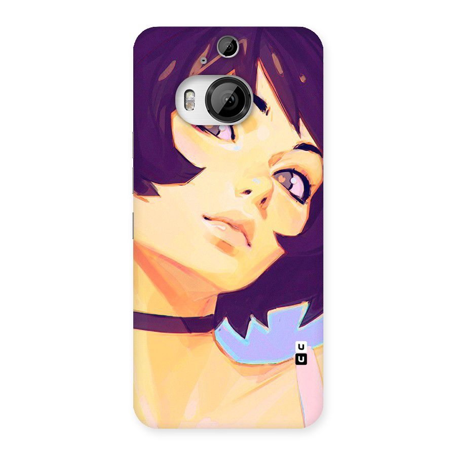Girl Face Art Back Case for HTC One M9 Plus