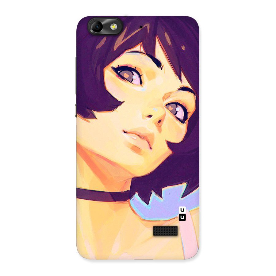 Girl Face Art Back Case for Honor 4C