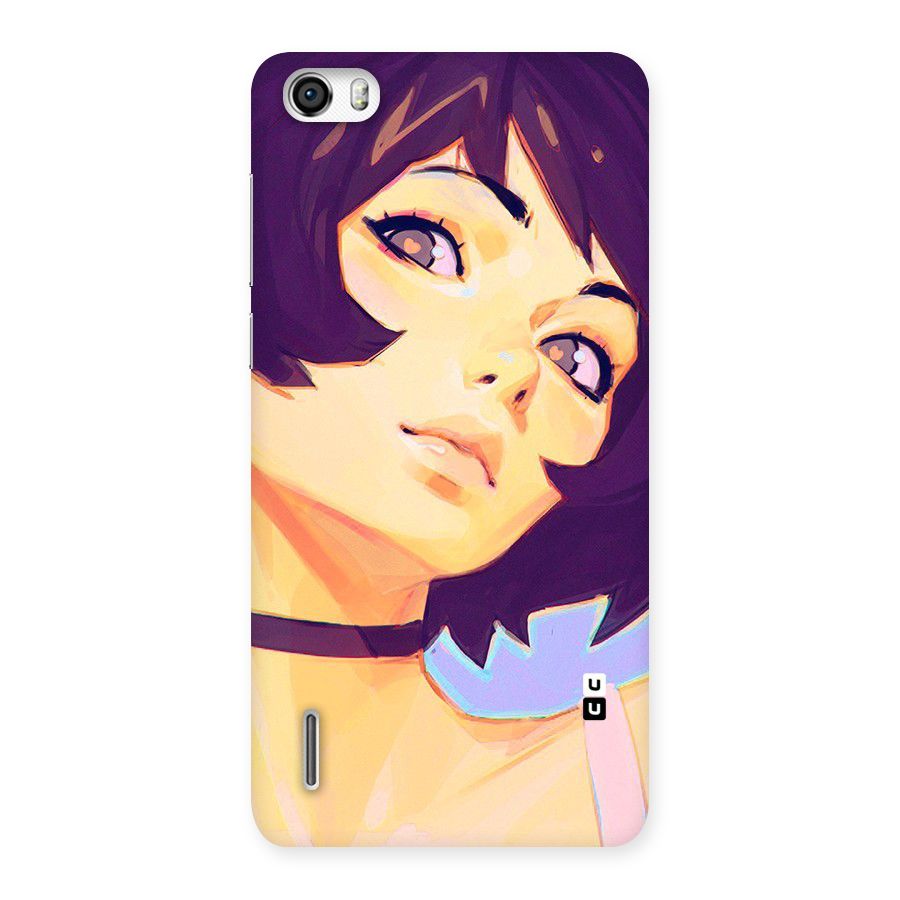 Girl Face Art Back Case for Honor 6