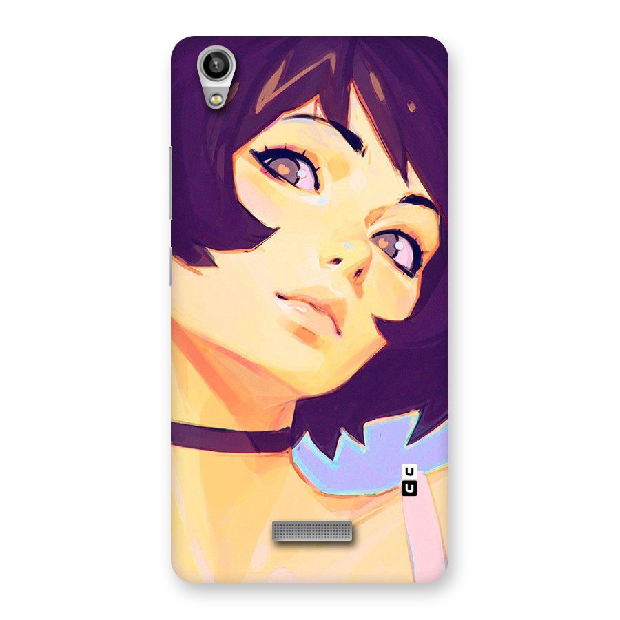 Girl Face Art Back Case for Lava-Pixel-V1