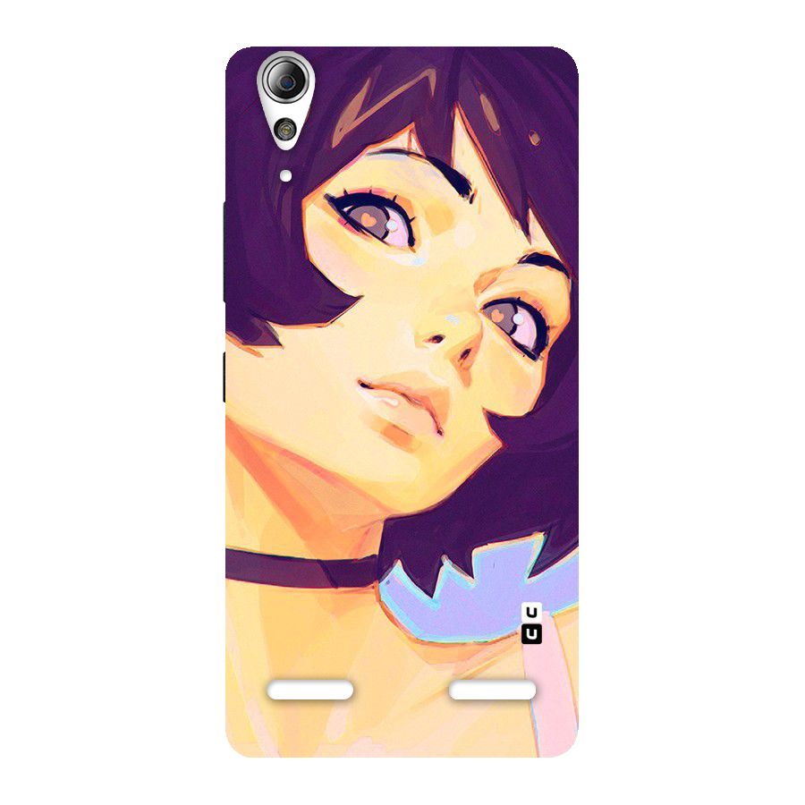 Girl Face Art Back Case for Lenovo A6000 Plus