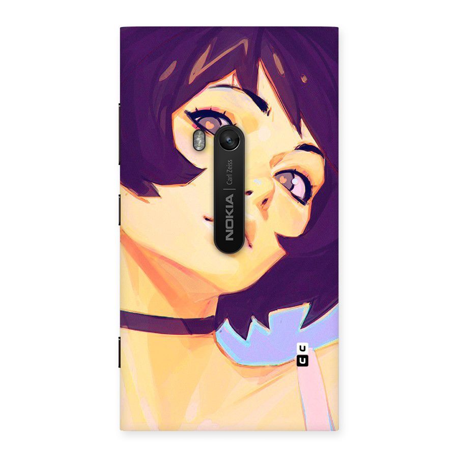 Girl Face Art Back Case for Lumia 920