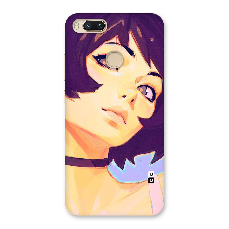 Girl Face Art Back Case for Mi A1