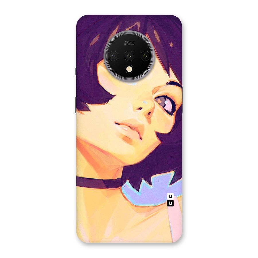 Girl Face Art Back Case for OnePlus 7T