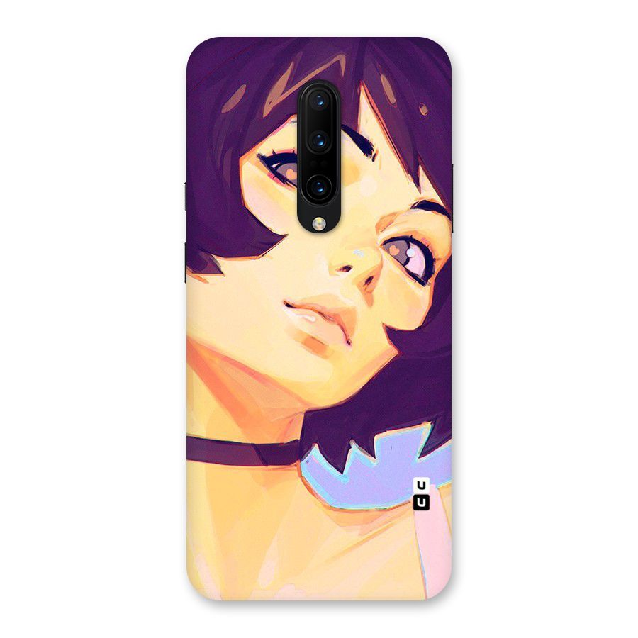 Girl Face Art Back Case for OnePlus 7 Pro