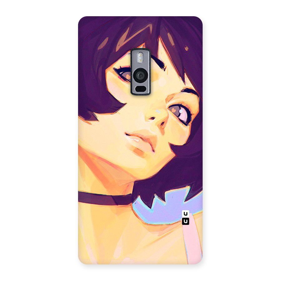 Girl Face Art Back Case for OnePlus Two