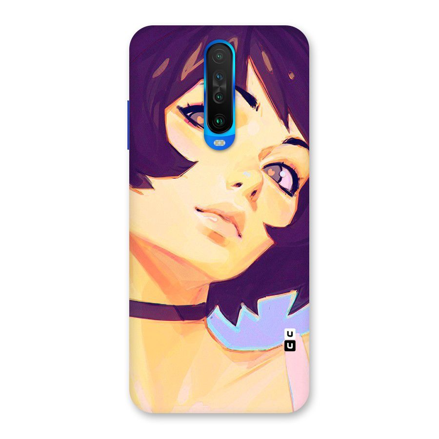 Girl Face Art Back Case for Poco X2