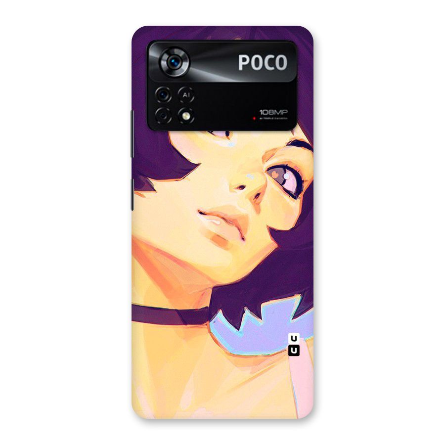 Girl Face Art Back Case for Poco X4 Pro 5G