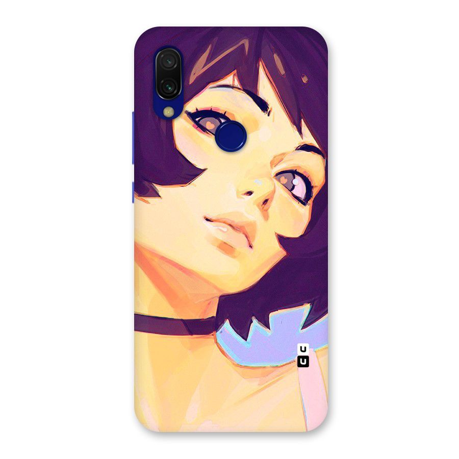 Girl Face Art Back Case for Redmi 7