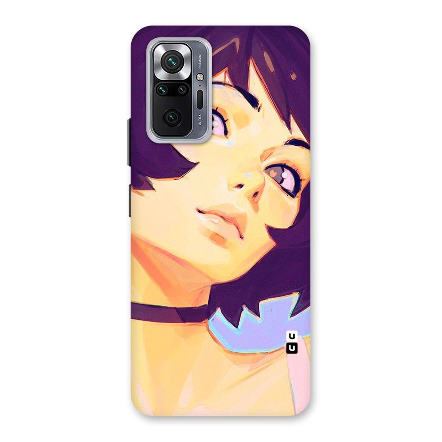 Girl Face Art Back Case for Redmi Note 10 Pro Max