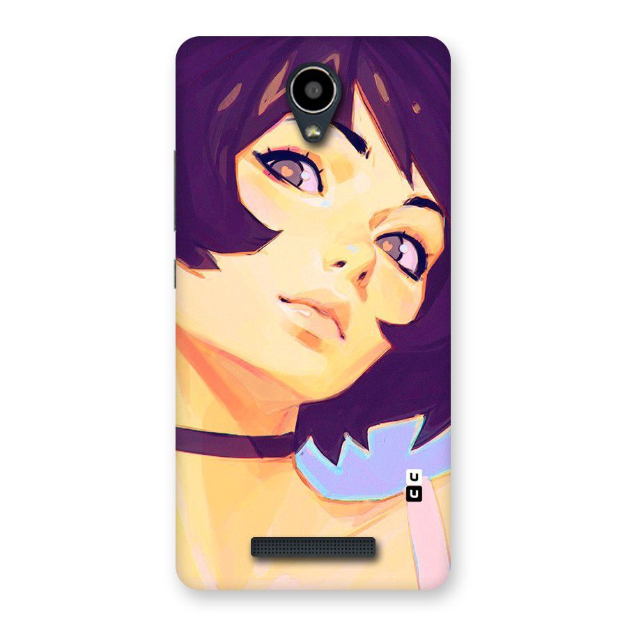 Girl Face Art Back Case for Redmi Note 2