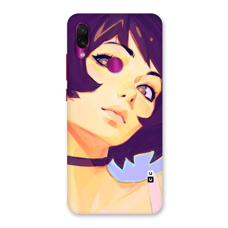 Girl Face Art Back Case for Redmi Note 7 Pro