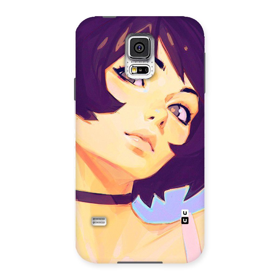 Girl Face Art Back Case for Samsung Galaxy S5