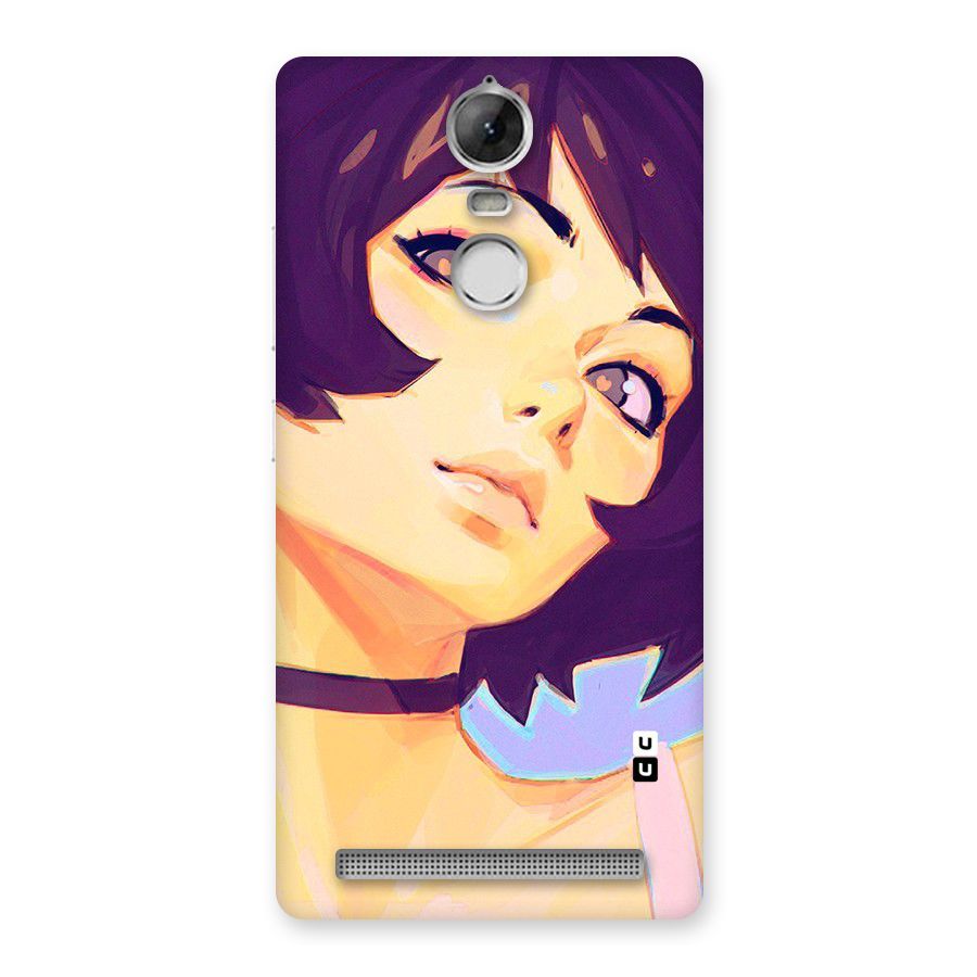 Girl Face Art Back Case for Vibe K5 Note