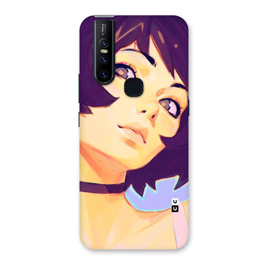 Girl Face Art Back Case for Vivo V15