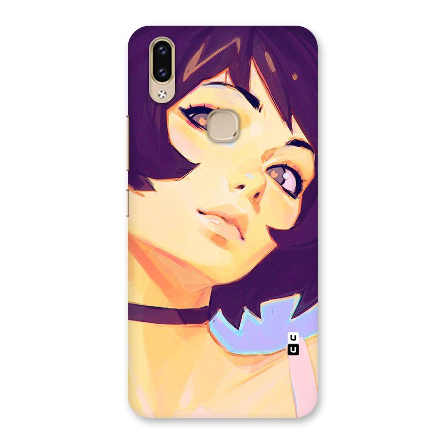 Girl Face Art Back Case for Vivo V9 Youth