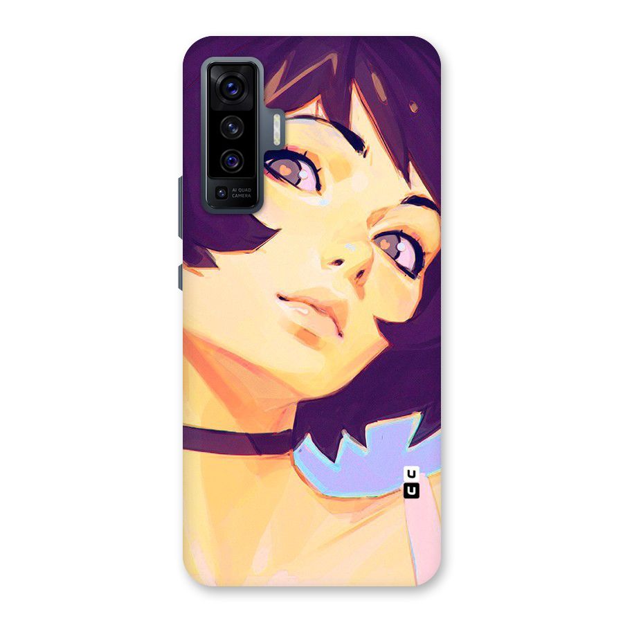 Girl Face Art Back Case for Vivo X50